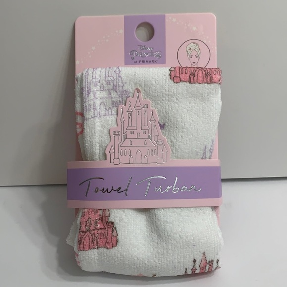 Disney Accessories - New Disney Princess Castle Hair Towel Turban